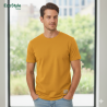 Nachhaltiges gelbes Herren T-shirt von EcoStyle Textiles in hochwertiger Bio-Qualität