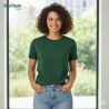Nachhaltiges grünes Damen T-shirt von EcoStyle Textiles in hochwertiger Bio-Qualität